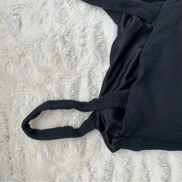 Princess Polly Black Ribbed Bodysuit - Picture 7 of 7